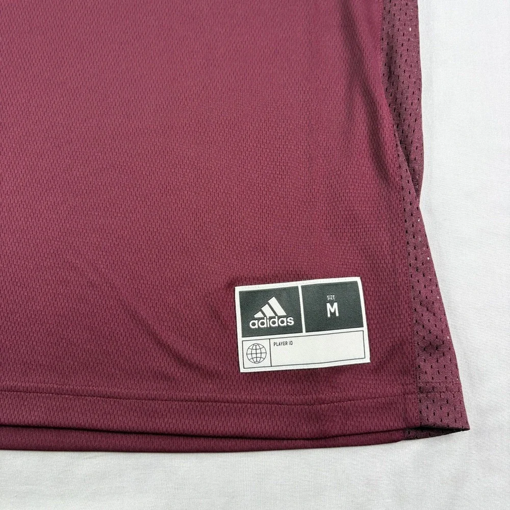Mississippi State Bulldogs Jersey Mens M Red Adidas Basketball Swingman NCAA NEW